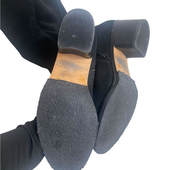 Vince Camuto 9.5 M Shianne 2 Stretch and Suede leather black over the knee - Picture 6 of 11